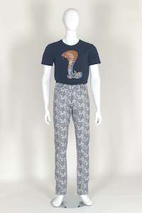 Worldman Aw2020: WORLDman 4651 Leo Jean Navy Floral