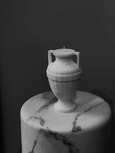 The Busted Gentleman: The Busted Gentleman - Amphora Sculpture Candle