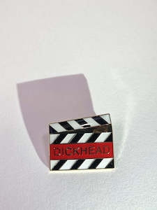 World Enamel Badges Explicit Language Warning: WORLD Enamel Badge - DICKHEAD