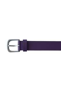 WORLD 25 Coloured Leather Belt - Purple