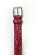 WORLD Liberty Leather Belt - Red Floral