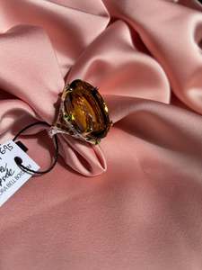 Zora Bell Boyd Jewellery: Zora Bell Boyd ZW-24-11 S.Silver Green Chrome Diopside Tourmaline Ring