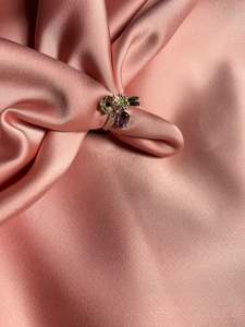 Zora Bell Boyd ZW-24-4 Sterling Silver w/ Amethyst Dragonfly Ring