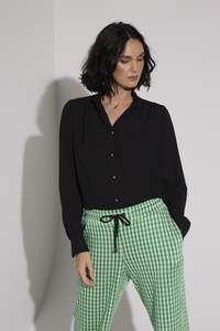 World Womenswear: WORLD 5615 Pastry Shirt Black