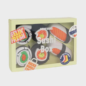 Eat My Socks Sushi Box 3 Pairs