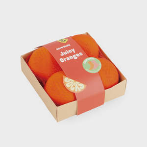 Eat My Socks Juicy Oranges 2 Pairs