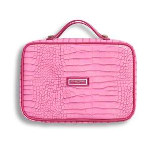 Skin Garment Oral Care: Otis Batterbee - Carry on Toiletries Case Pink Croc