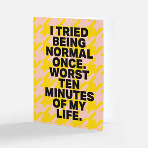 World Enamel Badges Explicit Language Warning: WORLD Gift Card - I Tried