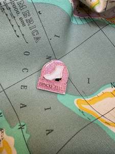 World Enamel Badges Explicit Language Warning: Enamel Badge - Disco Tits