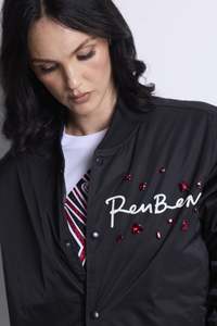 WORLD LOVES REUBEN PATERSON - Listen To Your Kuia - Glitter Bomber Jacket