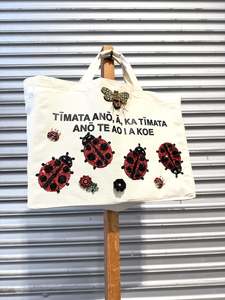 WORLD Loves LUKE BIRD - Matariki Couture Tote Bag - ONE OFF - You are my Good Luck Lady