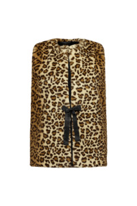WORLD 4119 Time Vest Leopard Black
