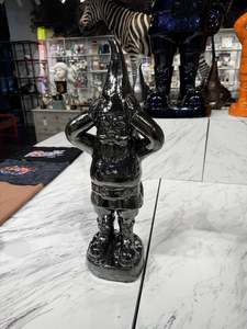 Gregor Kregar Oh No Thinker Gnome 2021/2025 - Glazed Ceramic - Metallic with Palladium