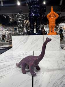 Gregor Kregar Diplodocus 2021/2025 - Glazed Ceramic - Purple with Spots