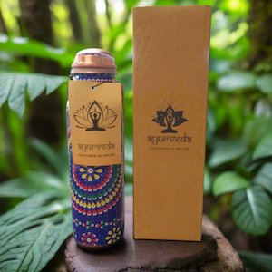 Health Beauty: Ayurveda Copper Mandala Bottle 750 ml