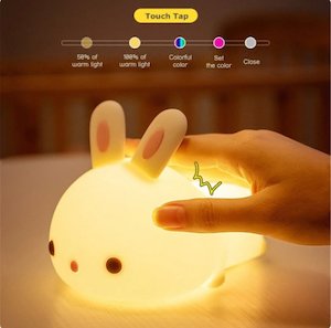 Soft Touch Silicone LED Lovely Bunny
