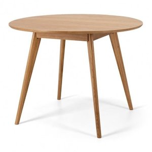 Living Room: Oak Nordik Dropleaf Table 100m Round