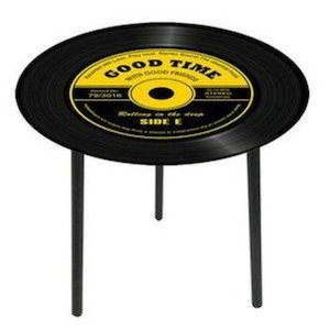 Coaster Side Table Nz: Glass Top Side Table-Record