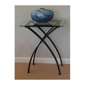 Glass Top Side Table