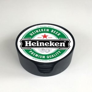 Heineken Glass Coaster Set of 6
