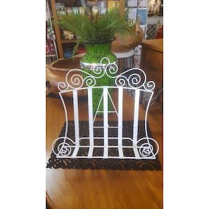 Recipe Book Holder - White