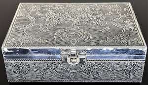 Silver Jewelry Box Tree of Life