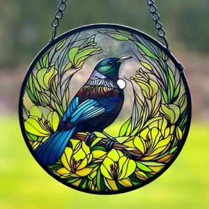 Tui Stained Glass Hanger 11.5cm