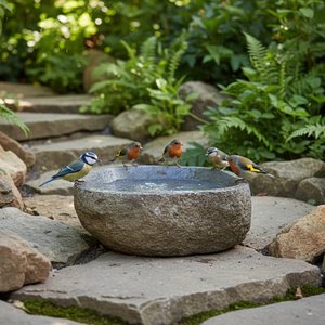 Stone Bird Bath 129-BB4
