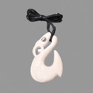 Bone Carving Pendent-Manaia 60mm
