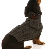 Dark Grey Scarf Sweater - Wort & Flea