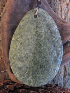 Products: Botryoidal Jade Pebble-Form Drop Pendant Woven Stone Jade