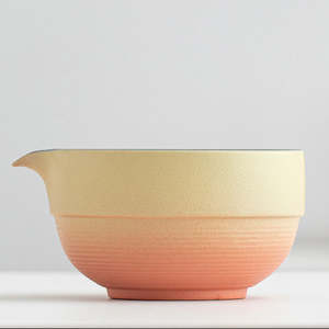 Matcha Bowl: Yellow Gradient Orange Matcha Bowl