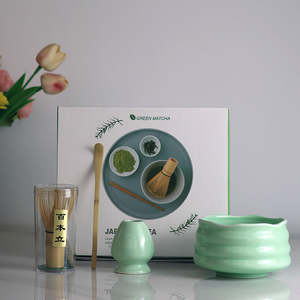 Matcha Set: Wind-Swept Jade Matcha Set 4 Pieces