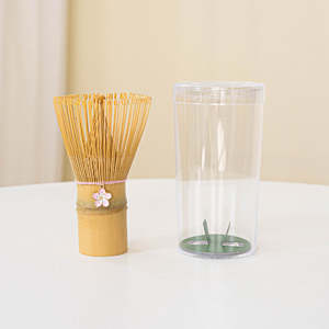 Matcha Accessories: Pink Sakura Charm Matcha Whisk(Matcha Chasen)