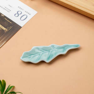No.3 Celadon Leaf Chopstick Rest