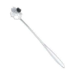Elegant Sakura Long Handle Spoon