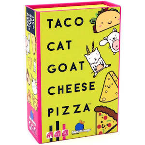 Board Games: Taco Cat Goat Cheese Pizza