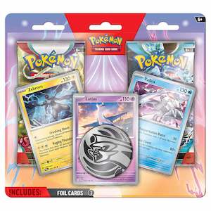 Pokemon Tcg Boosters Packs Boxes And Cases: Pokemon TCG: Enhanced 2-Pack Blister Booster Pack - Latios, Zekrom, Palkia