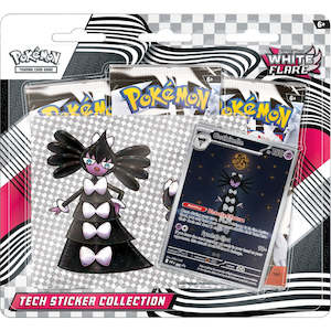 Pokemon TCG: Scarlet & Violet - White Flare Tech Sticker Blister Booster Pack