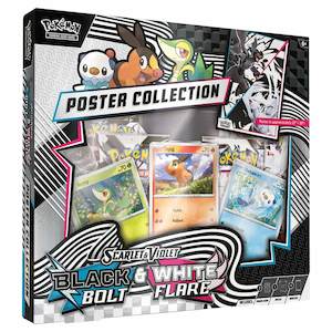 Pokemon TCG: Scarlet & Violet - Black Bolt & White Flare Unova Poster Collection