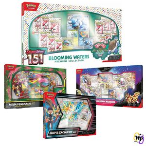 Pokemon TCG: 151 Blooming Waters Zacian & Venusaur Duo Bundle