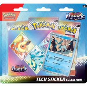 Pokemon Tcg Boosters Packs Boxes And Cases: Pokemon TCG: Scarlet & Violet - Prismatic Evolutions Tech Sticker Blister Booster Pack
