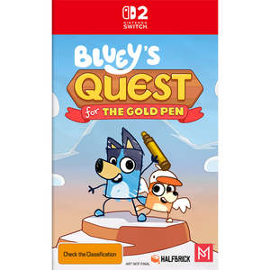 Nintendo Switch Games: Bluey's Quest for the Gold Pen - Nintendo Switch 2 (Pre-order)