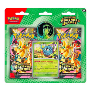 Pokemon TCG: Mega Evolution - Ascended Heroes Collection 2 Pack Blister Booster &hellip;