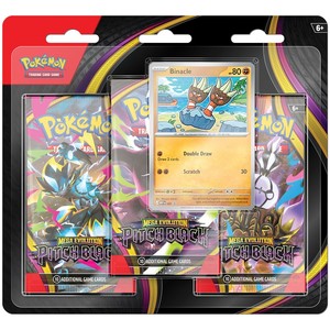 Pokemon TCG: Mega Evolutions - Pitch Black Three Booster Blister