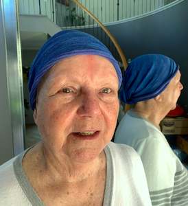 Scarves, Wraps: Monet Blues Bandana Wrap