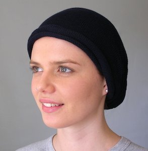 Black Turban Wrap