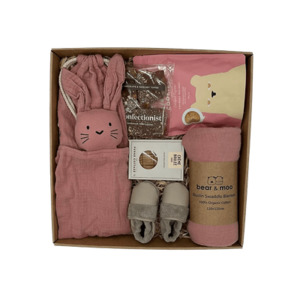 Deluxe Welcome Baby Gift Box - Dusty Pink