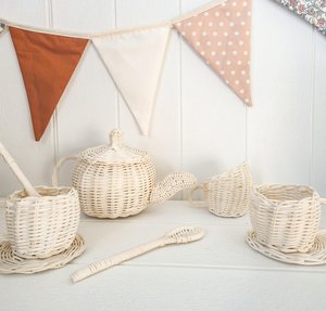 Products: Rattan Tea Set - Wrapped with Love