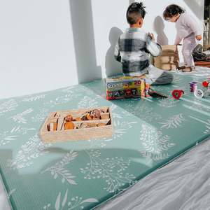 Play Mats: Waterproof Padded Play Mat - Botanical